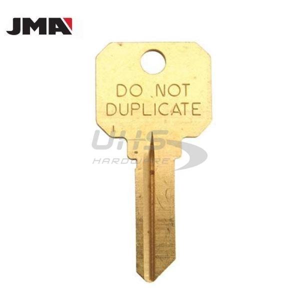 Jma JMA:SC1 Keys - Brass Finish Schlage Key Blanks - Do Not Duplicate JMA-SLG-3C